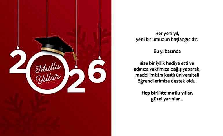 Yeni Yılda Türk Eğitim Vakfı’nın (TEV) Yılbaşı Kartları ile Gençlerin Eğitimine Destek Olun