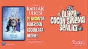 Karlar Ülkesi (Frozen) Ülker'den Tüm Çocuklara 23 Nisan Hediyesi!
