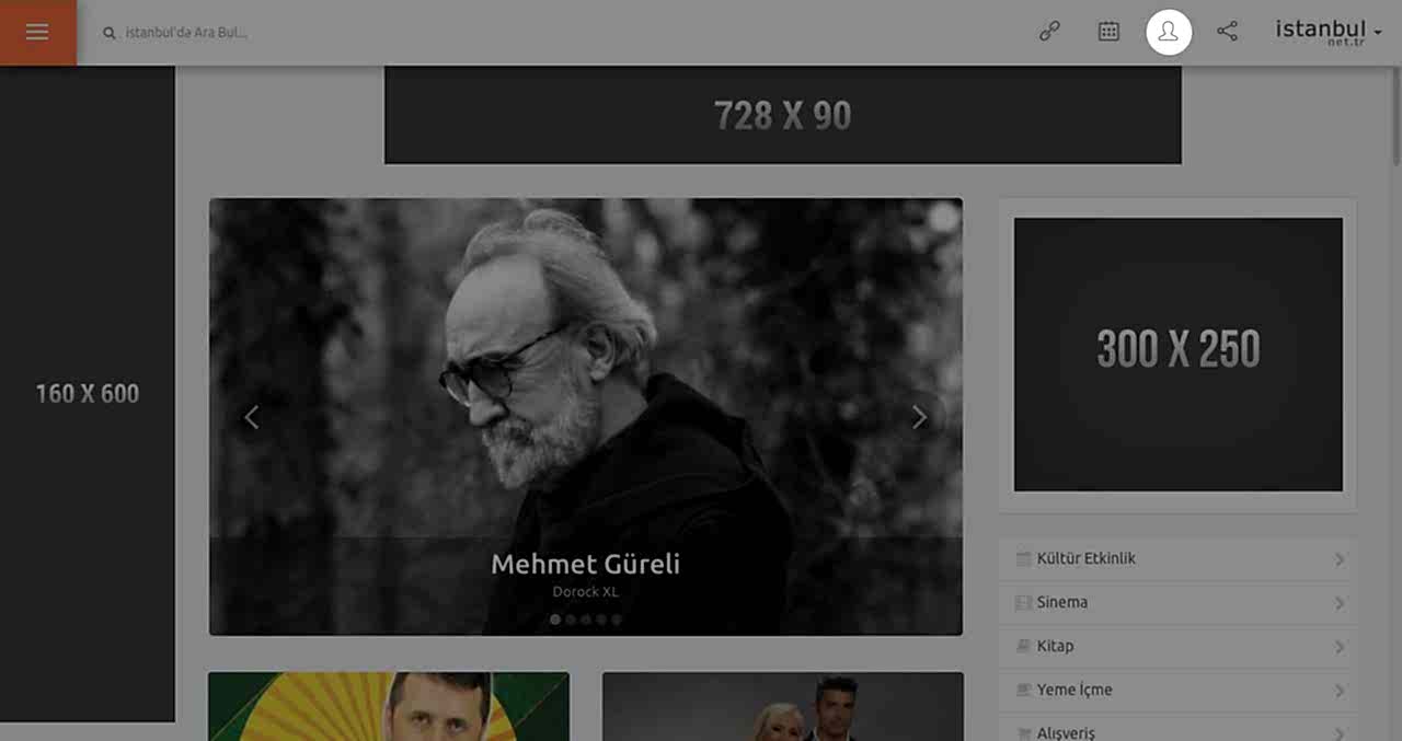 Üst kullanıcı profili bilgileri